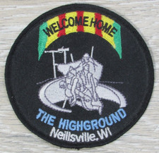 Welcome Home THE HIGHGROUND Neillsville, WI Patch 3.5"