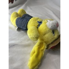 1997 Yellow Shoney s Bunny In Denim Shorts Toy/Plush RARE VTG