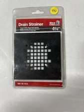 Sioux Chief 827-2SMQPK1 Snap-in Matte Black Drain Strainer 4-1/4  
