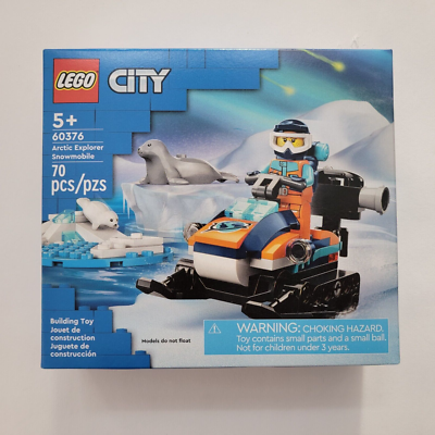 LEGO CITY: Arctic Explorer Snowmobile (60376) Playset with