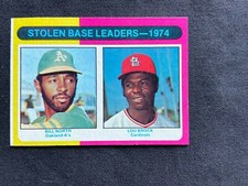 1975 Topps NM-Mt or better #309 Stolen Base Leaders