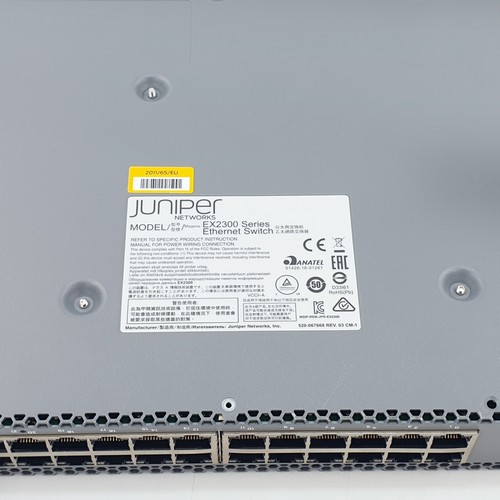 Juniper Networks EX2300-24T 24-Port Ethernet Network Switch 650-059979 - Picture 7 of 7