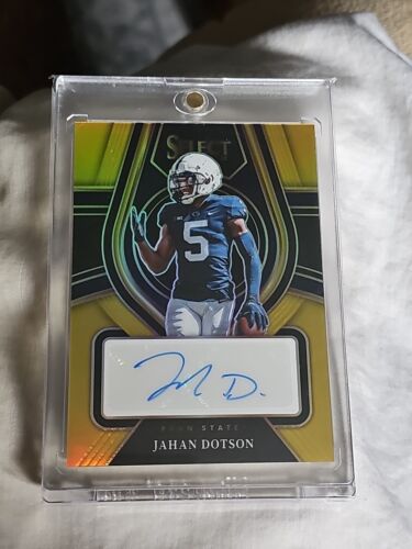 JAHAN DOTSON ~ 2022 Select Draft Picks ROOKIE Signatures Auto GOLD /10 Prizm RC - Picture 1 of 7