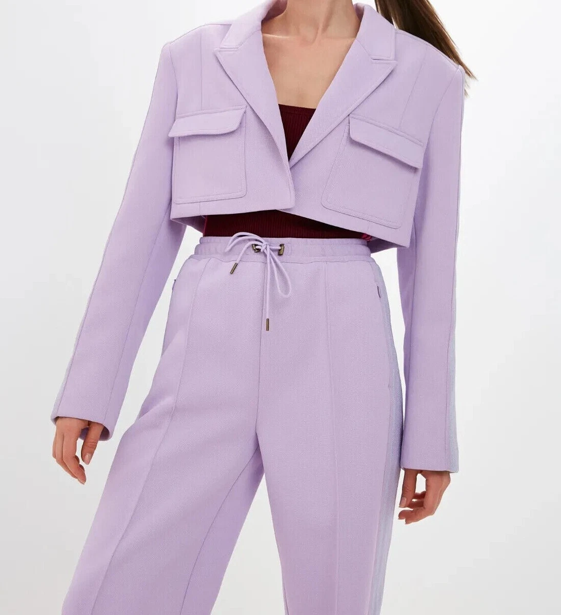 Adidas purple glow jacket sale
