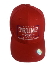 Donald Trump Hat 2020 Make America Great Strapback Red Maga Cap EUC