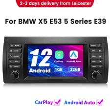 7" Carplay Car Radio Stereo For BMW X5 E53 5 Series E39 Android GPS SAT NAV DAB+