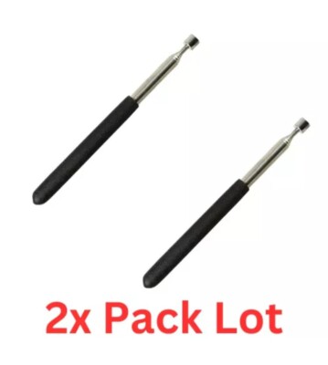  Telescopic Magnetic Extending 2 pack of 8LB PickUp Tool 7''- 30'' Long Stainless 