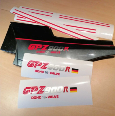 Aufkleber Decal GPZ 900 R  - ZX900A  Baujahr 1988 Sticker Satz