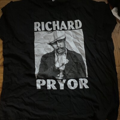 Richard Pryor Black T-Shirt 2XL XXL Standup Comedy Funny Comedian