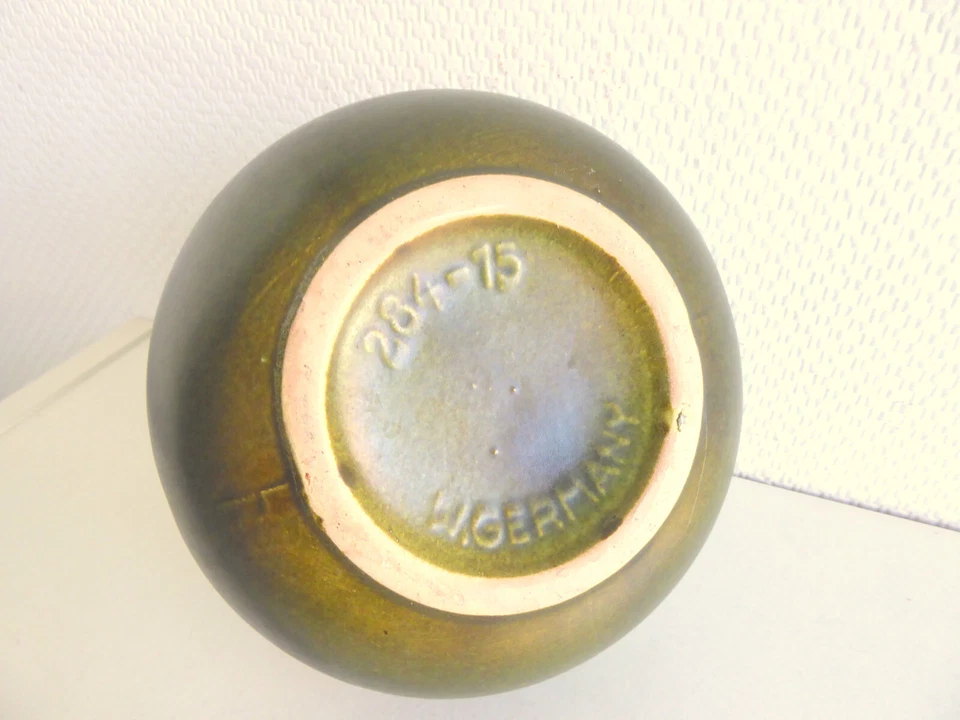 Scheurich Vase 284-15, Mid Century Modern, Keramikvase 60er Jahre - Bild 3 von 3