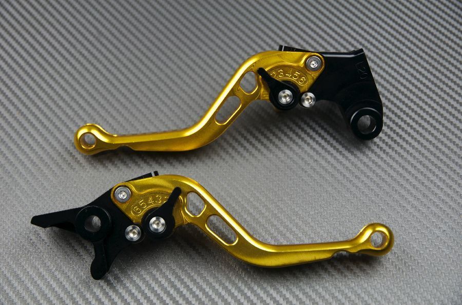 Leviers de remplacement CNC court or pour Kawasaki H2