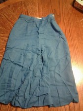 Vintage Peabody House Teal Blue Skirt Size 7/8 (cb28)