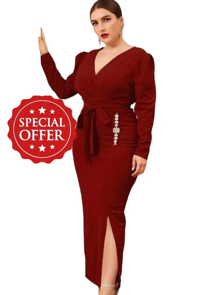 Curvy long dresses 2025