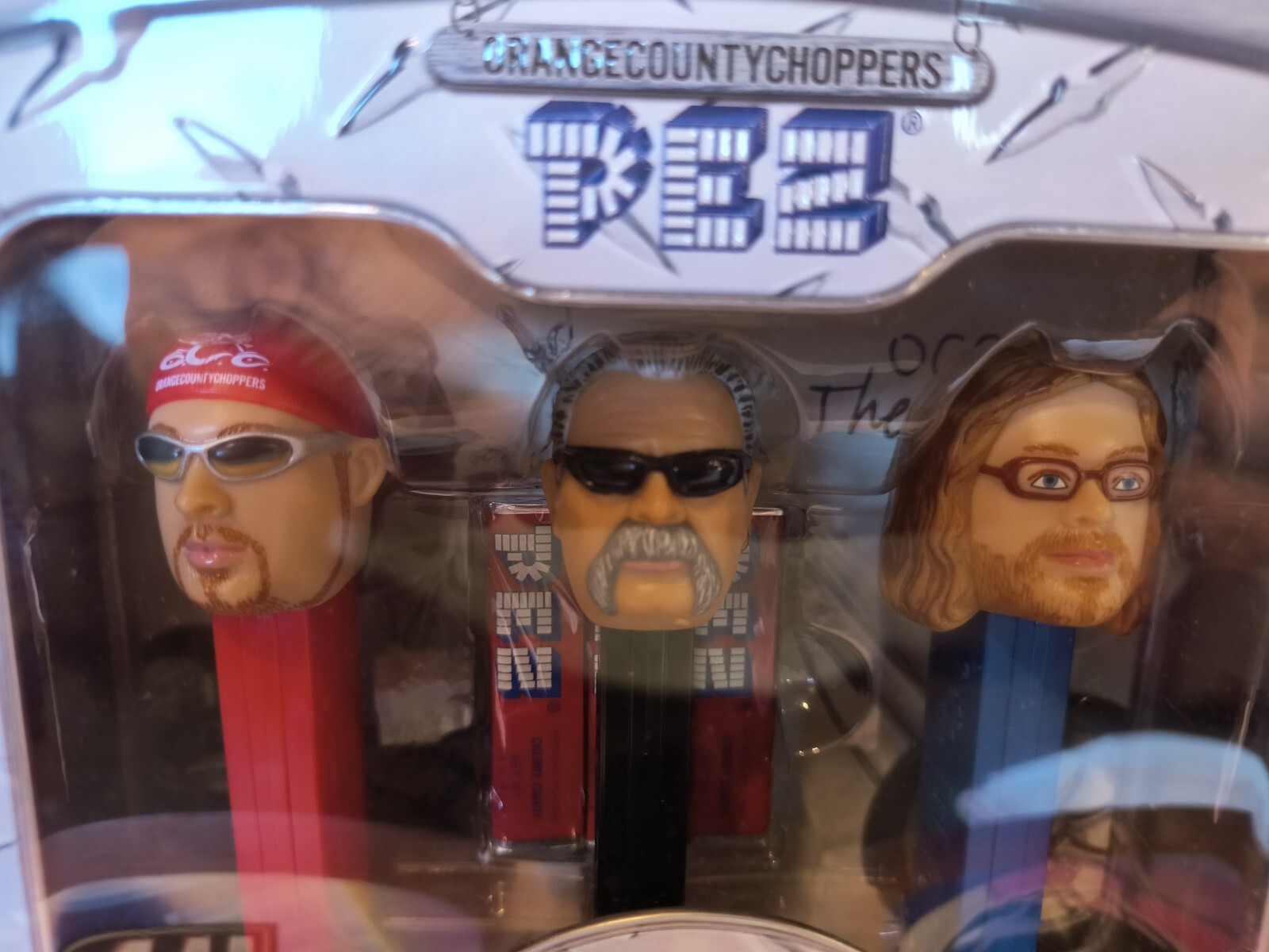 Pez Orange County Choppers Dispenser Set, Set of 3 in Collector Tin Sealed eBay