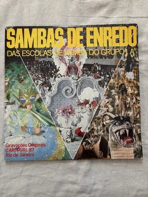 Sambas De Enredo Das Escolas De Samba Carnaval 87 Rio De Janeiro Vinyl LP Latin