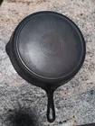 GRISWOLD ERIE #10 SLANT LOGO SKILLET HEAT RING 716 CLEANED Rare A+