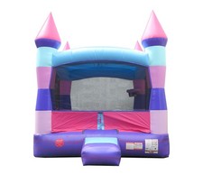 Crossover Inflatable Castle Bounce House Commercial Pink Kids Jumper NO Blower