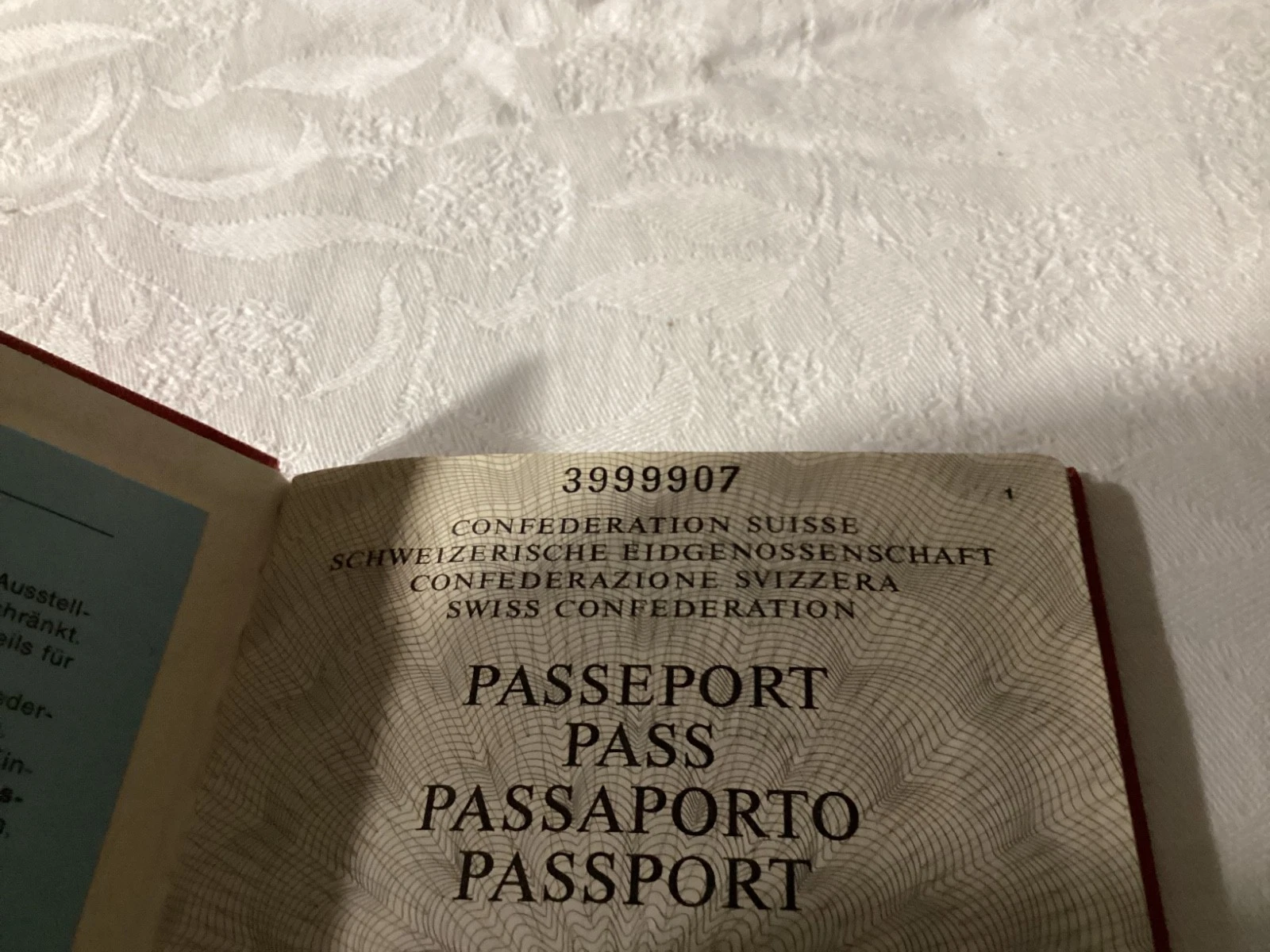 POUR COLLECTIONNEUR ancien PASSEPORT SUISSE Reisepass SWISS PASSPORT - Photo 2/3