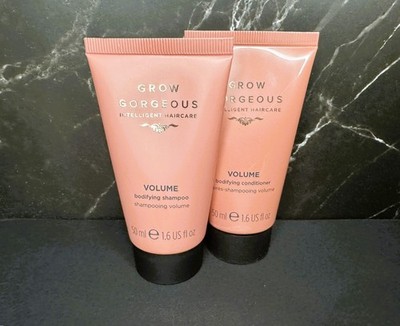 Grow Gorgeous Volume Shampoo & Conditioner Duo - 50ml Reisegröße - Neu/Versiegelt