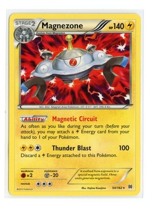 Magnezone 54/162 (XY BREAKthrough) Rare Normal Deck Exclusives Pokemon LP