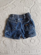 Vintage 1990s Oshkosh B  Gosh Baby denim Carpenter shorts size S 6/9mos
