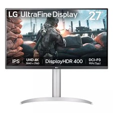 Image of LG Monitor 27inch 4K Ultra HD 60Hz IPS DisplayHDR400 White 27UP650K-W.AEK