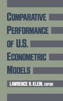 Lawrence R. Klein | Comparative Performance Of U.S. Econometric Models | Buch