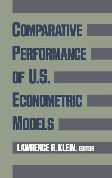 Lawrence R. Klein | Comparative Performance Of U.S. Econometric Models | Buch-image