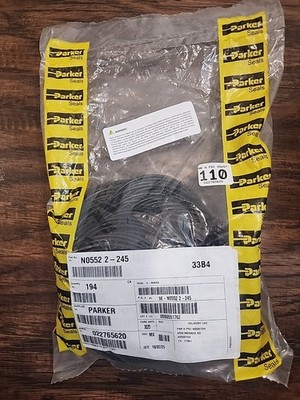 Parker N0552- 2-245 NBR 90-Durometer O Rings 194 Pieces