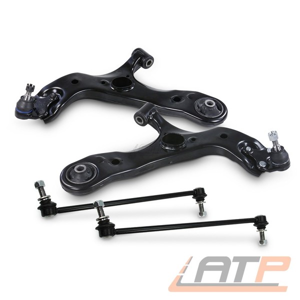 2X Querlenker + 2X Koppelstange Vorne FÜR Toyota Auris Corolla E15 E18-image