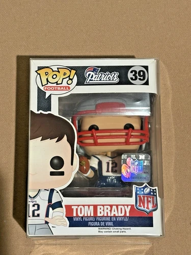 Funko POP!  Vinyl - #39 - Tom Brady  - NFL - New England Patriots - White Jersey