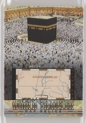 2019 Goodwin Champions World Traveler Map Relics Mecca Saudi Arabia #WT-226 1ln4