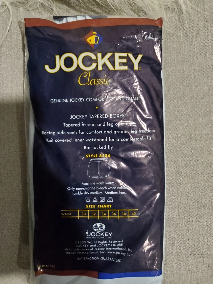 Nuevo de Lote Antiguo 6 Pares Jockey Life/Clásicos PARA HOMBRES Boxers Años 90 Talla 38-40 1987 y 1998 Foto 3 de 4