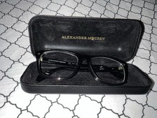 Alexander McQueen AM 0148O 001 Black Square Full Rim Womens Optical READ