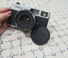 Canon Canonet Silver Rangefinder Film Camera w/ Canon Lens Front Cap
