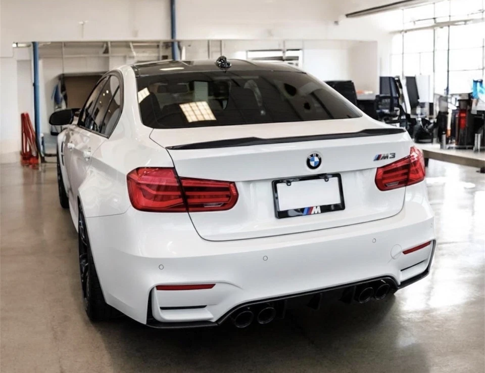 BMW M Style Logo 3D Acrylic License Plate Frame – Gloss Black – Handmade USA - Image 4 of 4