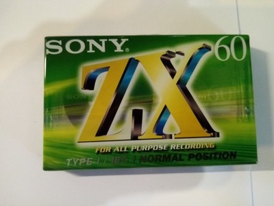 Sony Musik LeerCassette - unbenutzt -top  ZX 60 ,normal Pos.