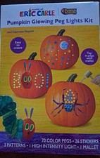 Eric Carle Pumpkin Glowing Peg Lights Kit New...