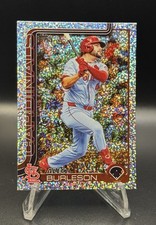 2025 Topps Series 1 Celebration - Confetti Parallel Alec Burleson Cardinals SP