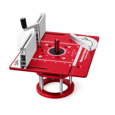 Router Table Insert Plate Set Router Lift Aluminum Woodworking Trimming Slotting