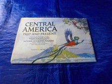 National Geographic Map Central America Past And Present April 1986