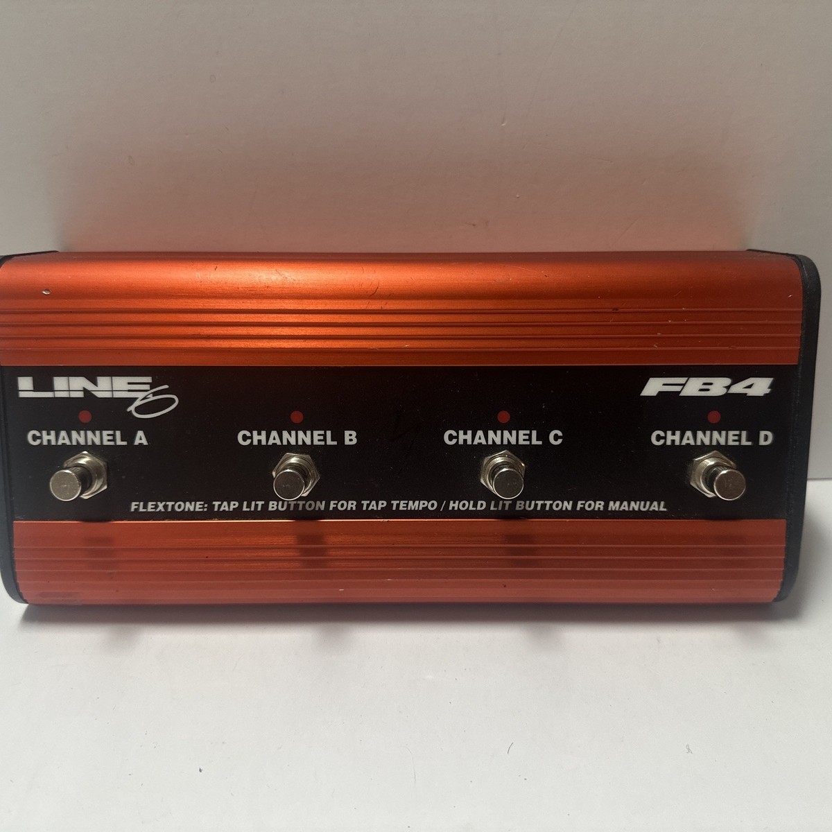 LINE 6 FB4 Footswitch Controller Pedal - Works -Flextone 1, 2, HD