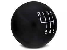 2011 2012 2013 2014 Mustang Gt V6 Black 6-speed Shift Knob Billet Retro Style
