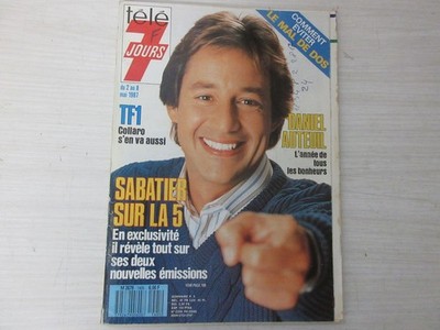 TELE 7 TAGE 1405 05.1987 Patrick SABATIER COLLARO AUTEUIL MEDEIROS Lucky BLONDO