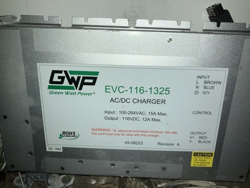Onboard Charger, Zero Motorcycle, 2017 Model S, GreenWattPower Part EVC-116-1325