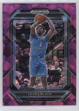 2023-24 Panini Prizm Draft Picks Purple Ice Prizm 113/149 Leaky Black #18 5b1