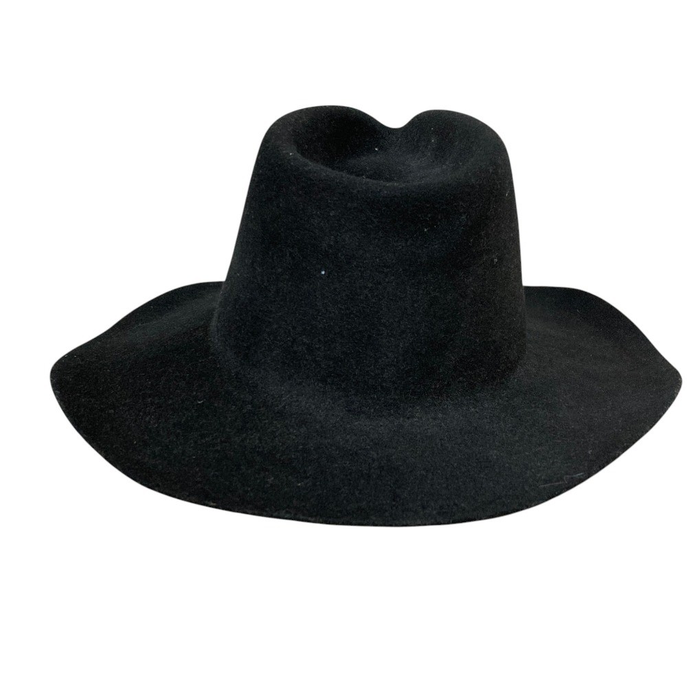 JANESSA LEONE Wool Fedora Hat, Black Women USED | eBay display picture 3