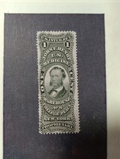 U.S.A MATCH AND MEDICINE STAMP SCOTT RS114c, Undamaged Example.