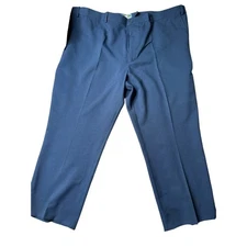 Haband's Fit-Forever Dress Pants Office Career Classic Blue Size 46 M