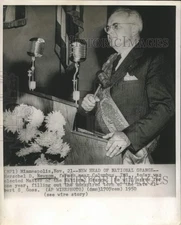 1950 Press Photo Master of the National Grance Herschel D. Newsom - nox39659